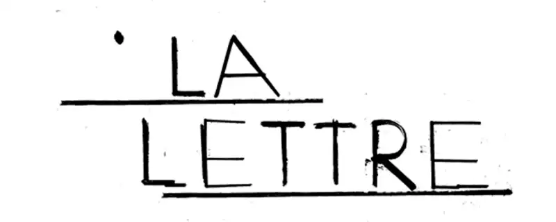 La lettre